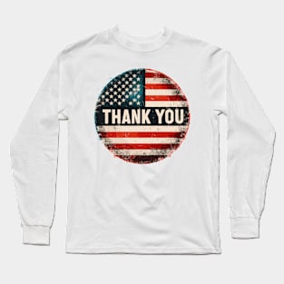 Memorial Day, Thank You Long Sleeve T-Shirt